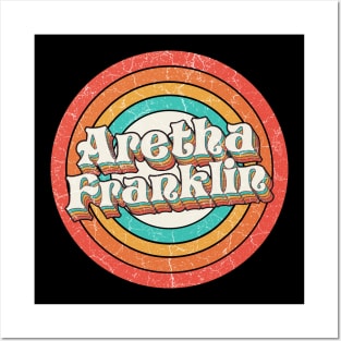 Aretha Proud Name - Vintage Grunge Style Posters and Art
